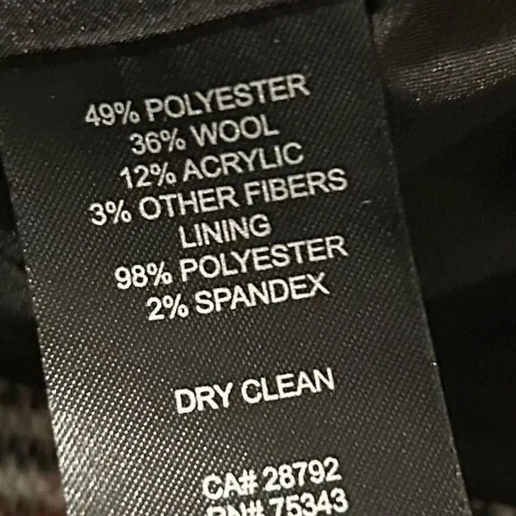 ‼️SOLD‼️HOUSE OF HARLOW NWT Gray Strapless Wool Blend Houndstooth Mini Dress - Picture 11 of 16